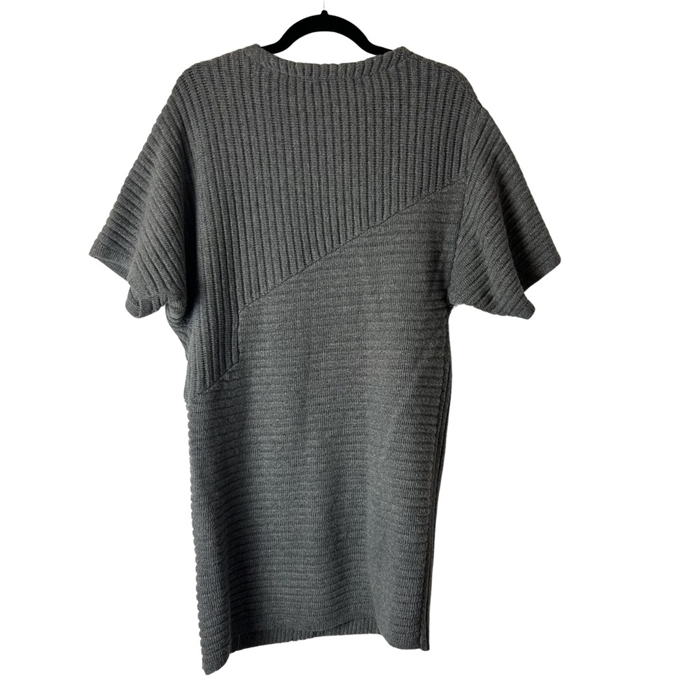 ASTR Wool Blend Ribbed Sweater Dress in Grey - Picture 7 of 7